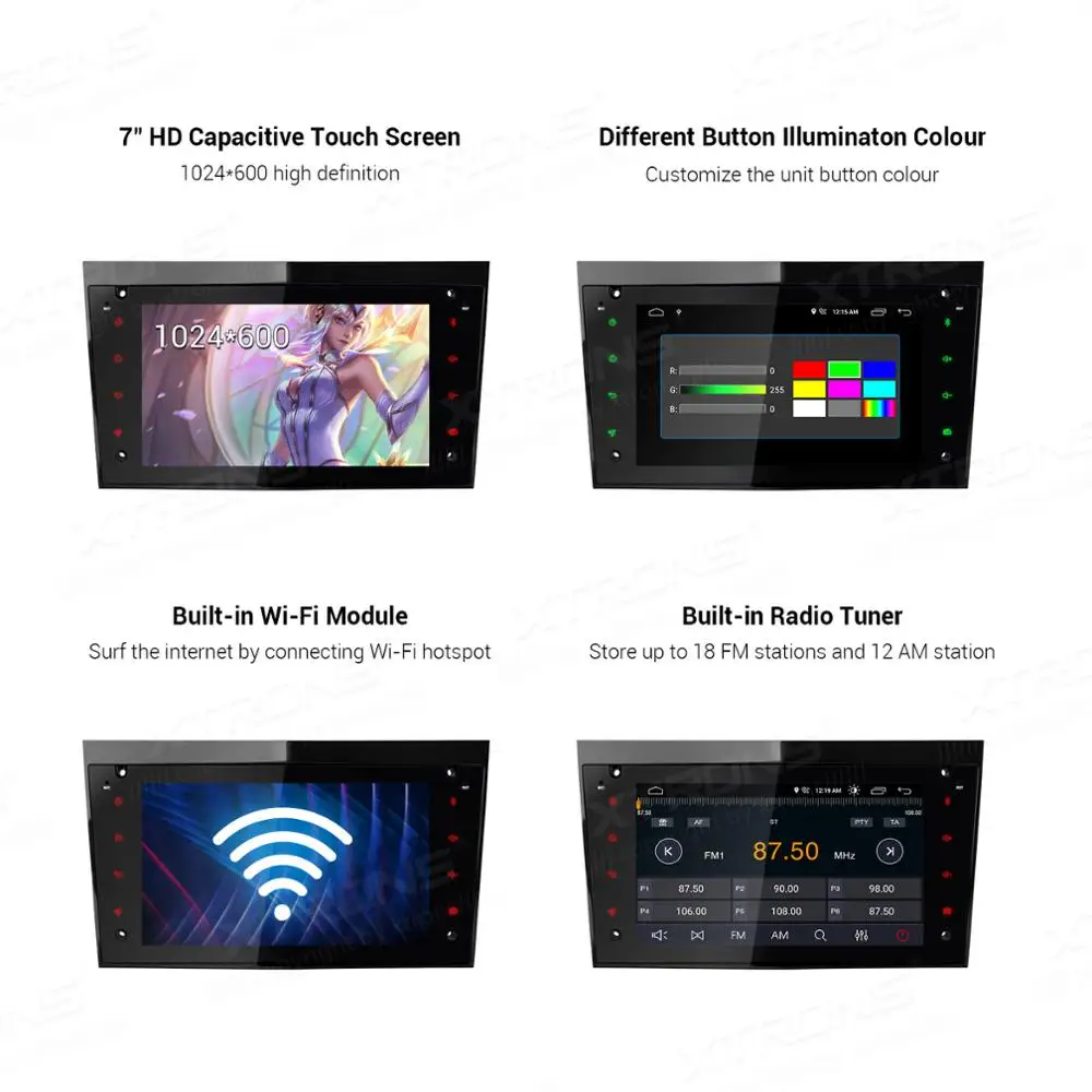 XTRONS " Встроенный DSP новейший Android gps навигационный мультимедийный плеер для Opel для vauxhall для Holden RCA TPMS DVR без DVD