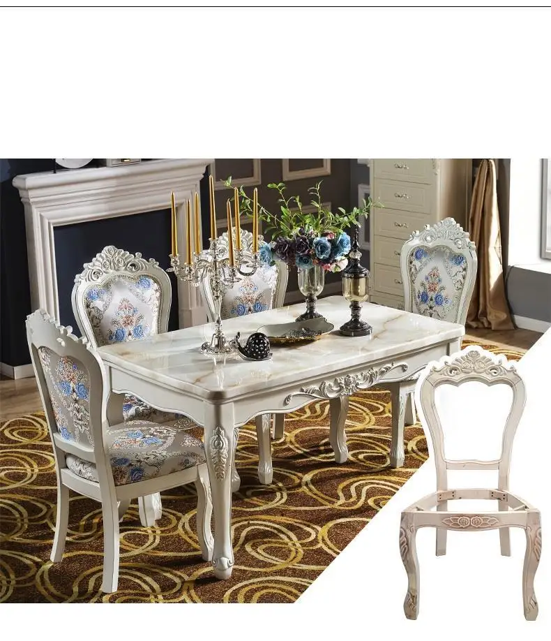 Masa Sandalye Sala De Jantar Esstisch Tafel Redonda Eettafel Tisch обеденный набор европейский стол