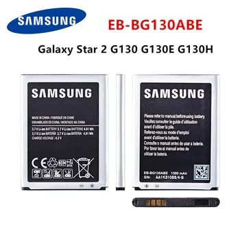 

SAMSUNG Orginal EB-BG130ABE Battery 1300mAh For Samsung Galaxy Star 2 G130 G130E G130H G130HN G130BU/DS Batteries