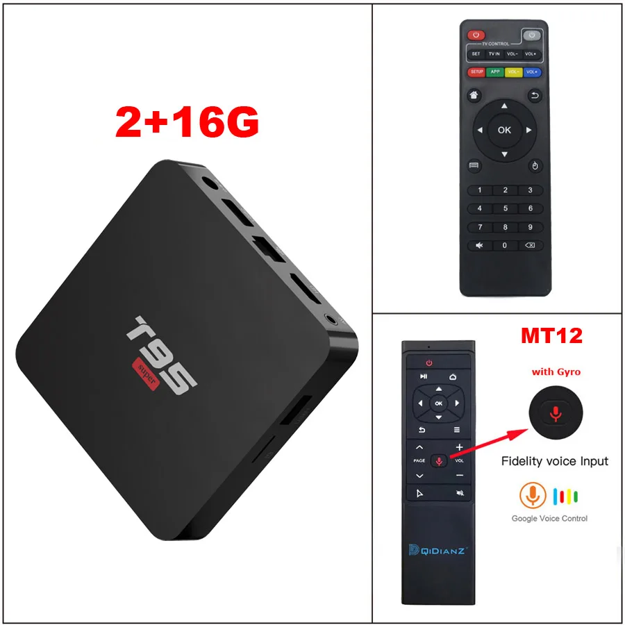 2G16G ADD MT12 T95 супер Android 10,0 Smart tv Box Allwinner H3 GPU G31 2GB DDR3 ram 16GB 2,4G WiFi HD медиаплеер телеприставка - Цвет: 2G16G ADD MT12
