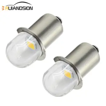 

2x P13.5S 3V 6V 0.48W 4300K Warm White 1SMD 2835 LED Interior Bike Work Light Bulb Torch Headlight Mini Head Lamp Flashlight