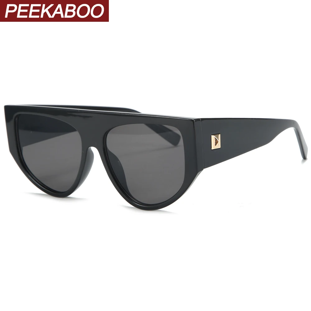 Peekaboo винтажные женские солнцезащитные очки кошачий глаз лето 2021 uv400 большие для
