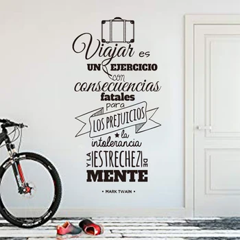 

Vinyl murals travel and adventure famous phrases for travel people want to update their house wall exclusive design SP-027