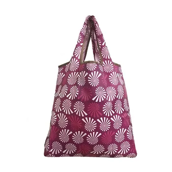 

New Fashion Foldable Reusable Eco Shopping Bag Tote Folding Pouch Handbags Convenient Large-capacity Storage Bags