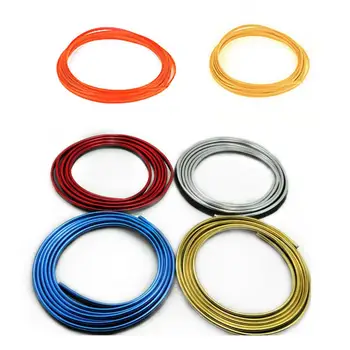 

Shiny Colored PVC Trimmed Strips Car Styling Modification Grille Lamps Wheel Rim Decoration Protective DIY Sticker Universal