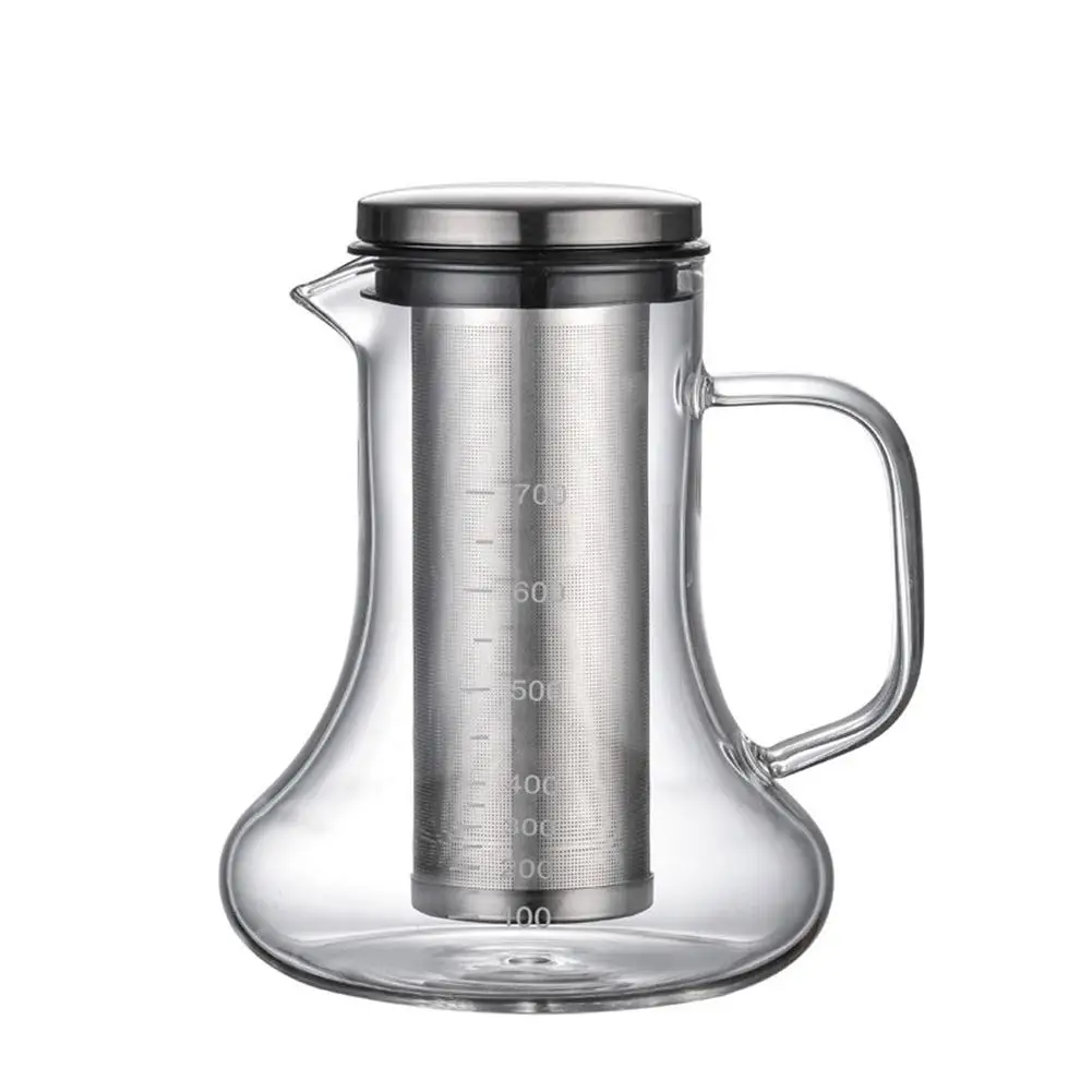 Portable Cold Brew Iced Coffee Tea Maker Coffee Pot Glass Percolators Kitchen Accessories Barista Tool