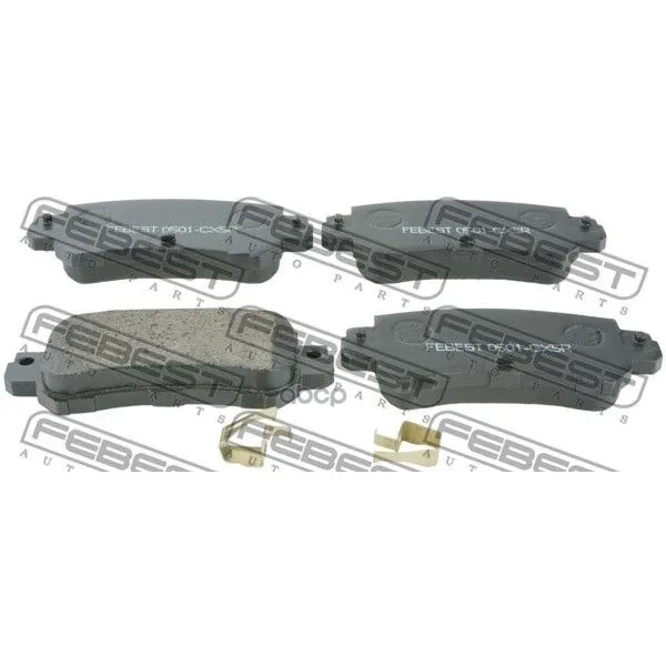 Колодки Задние Mazda Cx-5 Ke 2011- 0501-Cx5r Febest арт. 0501-CX5R