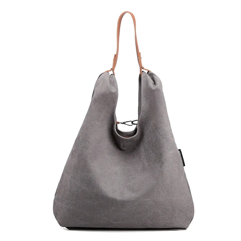 

Fashion Large Capacity Casual Handbag Solid Color Women Shoulder Bag Bags Handbags Canvas Bag Bags for Woman's