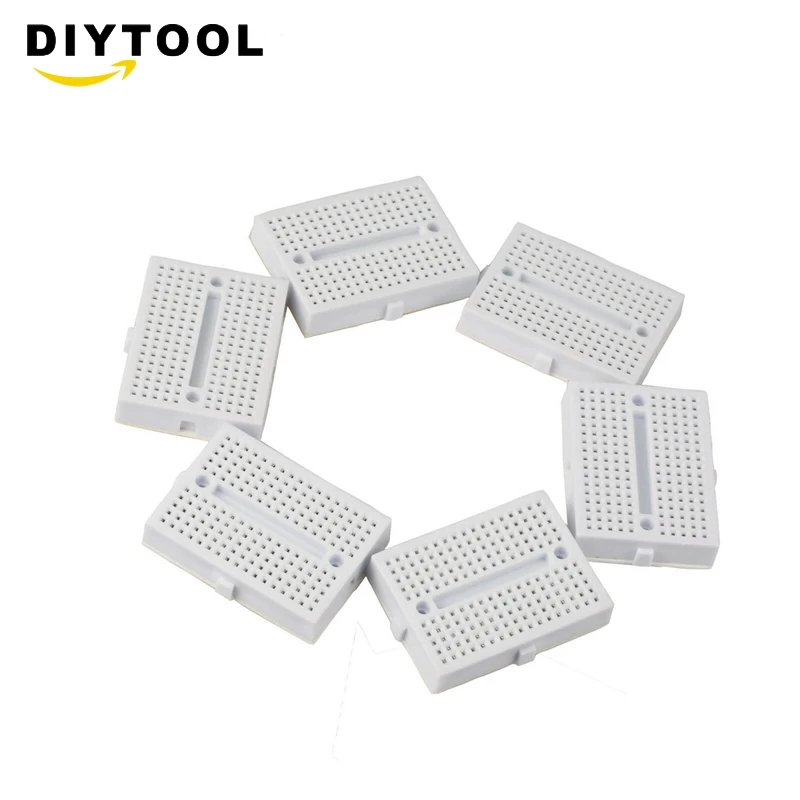 

5pcs White Solderless Prototype Breadboard 170 SYB-170 Tie-points for Arduino
