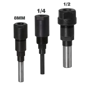 

Woodworking 3pcs Shank Extension Rod Milling Cutting Electric Router Bit Mounted