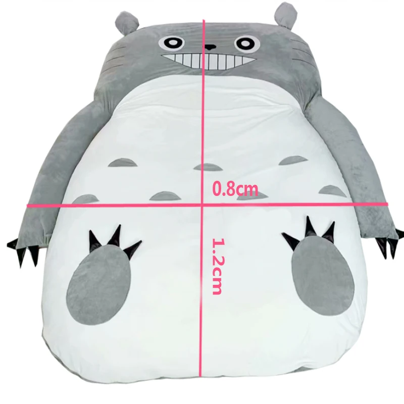  Last one cheap 0.8*1.2m My Neighbor Totoro Tatami Sleeping Bed Beanbag Sofa for baby Warm Cartoon T