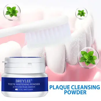 

Breylee Teeth Whitening Powder Toothpaste Oral Hygiene White Toothbrush Cleaning Remove Plaque Stains Bleaching Dental Oral Care