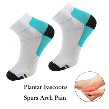

Sports Socks Nylon Foot Compression Sock Anti-Fatigue Breathable Plantar Fasciitis Heel Arch Pain Relieving Socks Pressure Sport