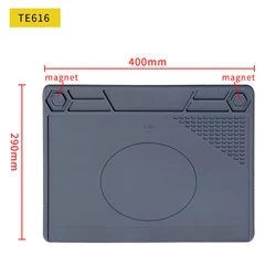 Silicone Heat-Resistant Magnetic Soldering Pad (TE-616 400X290)