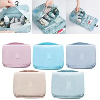 

2020 New Multi-function Waterproof polyester fabric Portable Travel Cosmetic Washing Storage Bag Storage Bag Hanging Bag