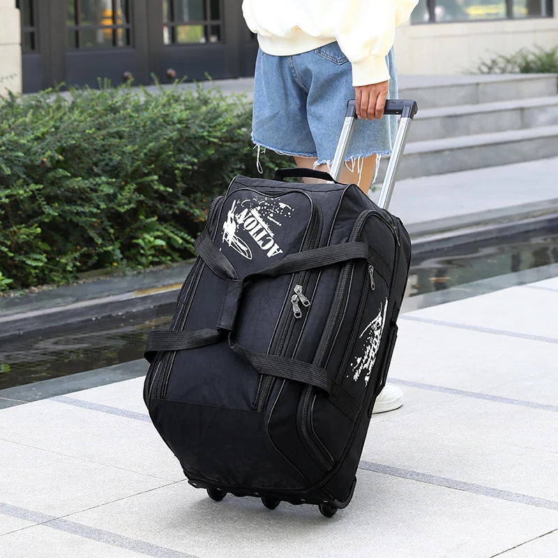 Rolling Duffel Best Small Duffel Bag For Travel Men Large Capacity