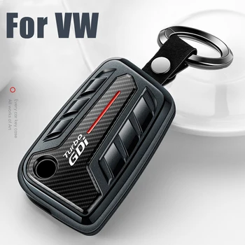 

NEW ABS Car Key Cover Case For Volkswagen VW Golf 7 Skoda Octavia Karoq For SEAT Ateca Leon Ibiza 2015-2019 Accessories