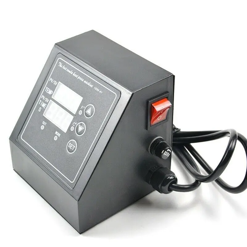 110V Digital Control Box Temperature Time For Heat Press Machine US Plug 