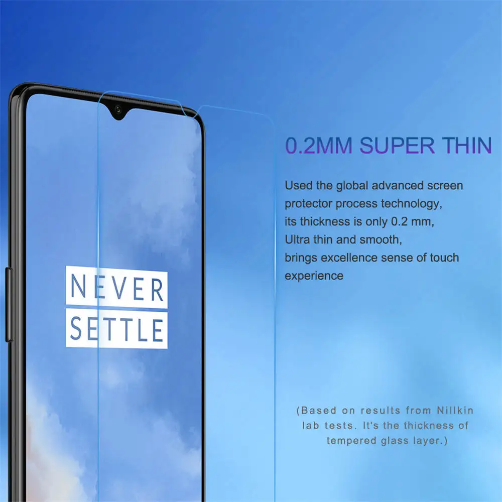 NILLKIN Amazing H+ Pro, взрывозащищенное Закаленное стекло, защита экрана 9H для OnePlus 7T 6T 7 5T 5 3, оригинальные мобильные телефоны