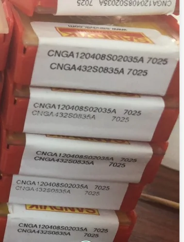 5 шт. вставки карбида CNGA120408S02035A 7025