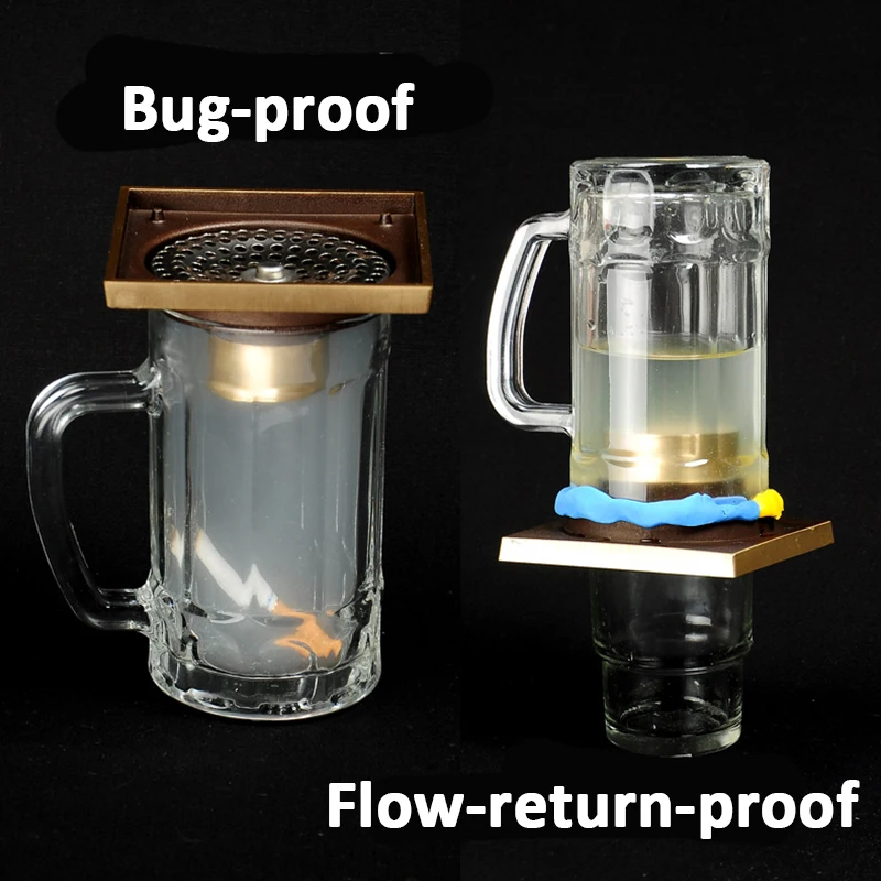 Euro-Floor-Drains-Antique-Brass-Shower-Floor-Drain-Bathroom-Deodorant-Euro-Square-Floor-Drain-Strainer-Cover (2)