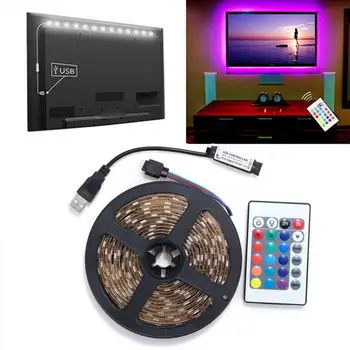 

Mood Light USB Home Lighting Light Strip Super Bright LED String Backlight Multi Color Durable Flexible LED Strip Kitchen