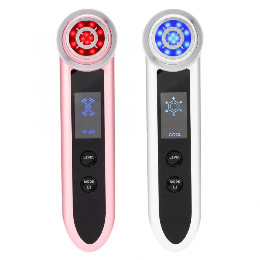 

7 In 1 RF EMS Radio Frequency Skin Rejuvenation Face Lifting LED Photon Face Skin Remove Wrinkle Beauty Device US Plug 100-240V