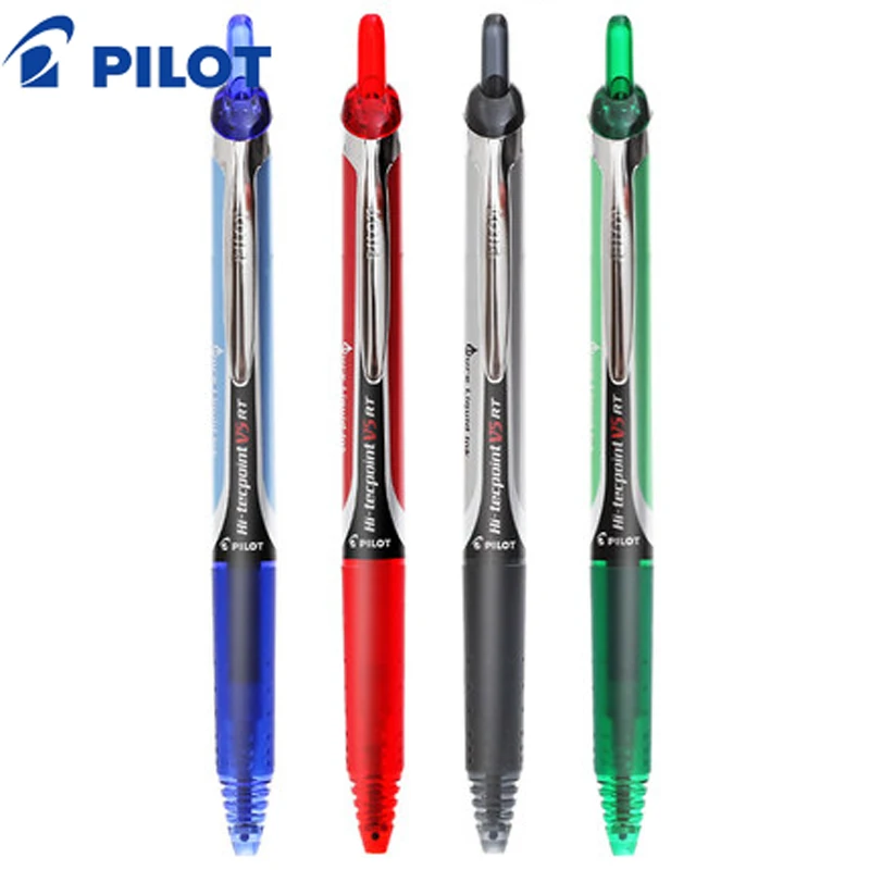 

6Pcs/Lot Pilot BXRT-V5 RT Hi-Tecpoint RollerBall Pen 0.5mm 4 colors Writing Supplies Office& School Supplies