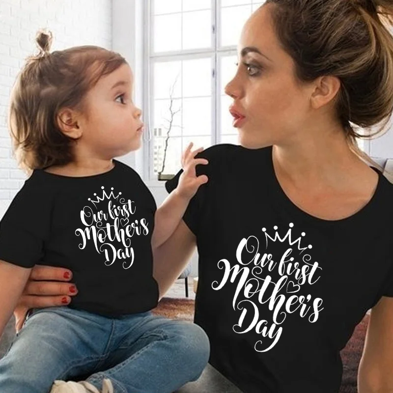 Baby Boys Girls Happy 1st Mothers Day Outfit Set Romper Bear Pants with Hat