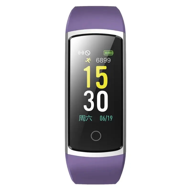 Durable Smart Bracelet Wear-resistant ID128C 0.96 inch TFT Screen Smart Band Heart Rate Sleep Monitor Fitness Tracker