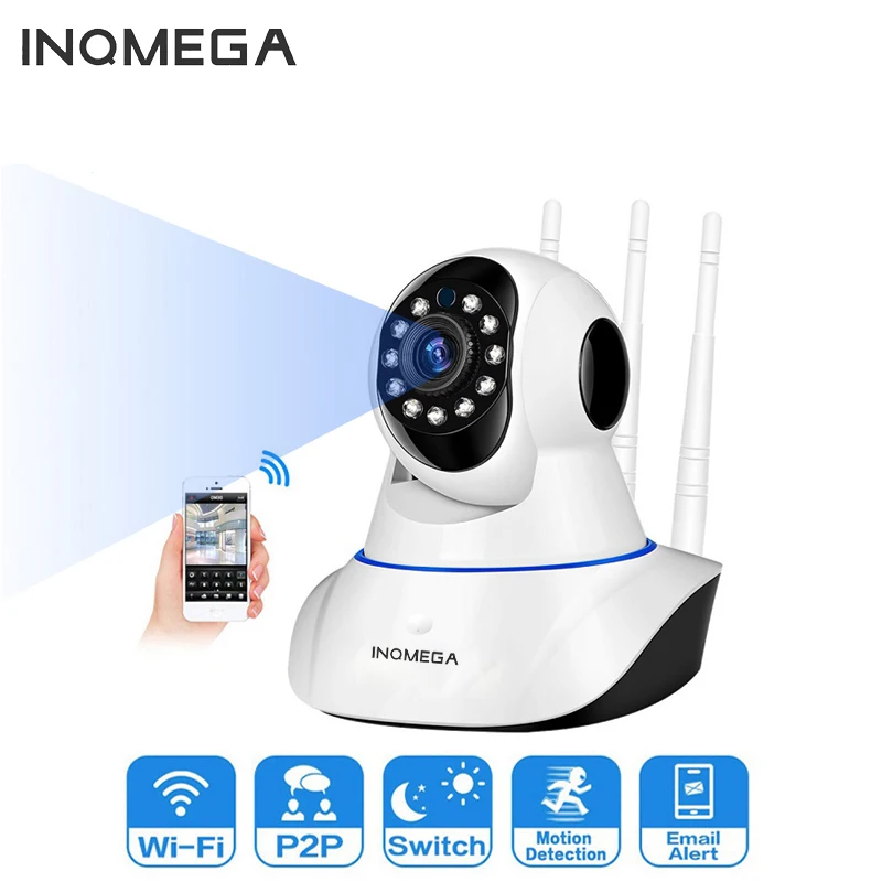 Ceny INQMEGA 1080P HD kamera monitorująca kamera wifi bezpieczeństwo w domu kamera IP bezprzewodowe wideo sieciowe nadzór Wi fi Night Vision