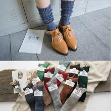 Мужские и женские хлопковые носки средней длины, одноцветные женские теплые мягкие Повседневные носки, носки женски skarpetki носочки с принтами calcetines