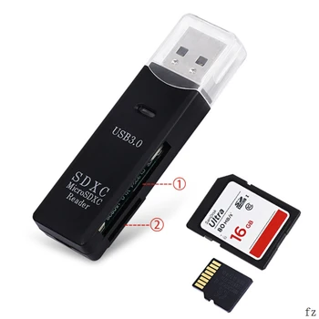 

500 Pcs Micro SD Card Reader Multi in 1 USB 3.0 TF Card Reader Adapter up to 5Gbps SD Card Reader Adapter for PC Laptop Notebook