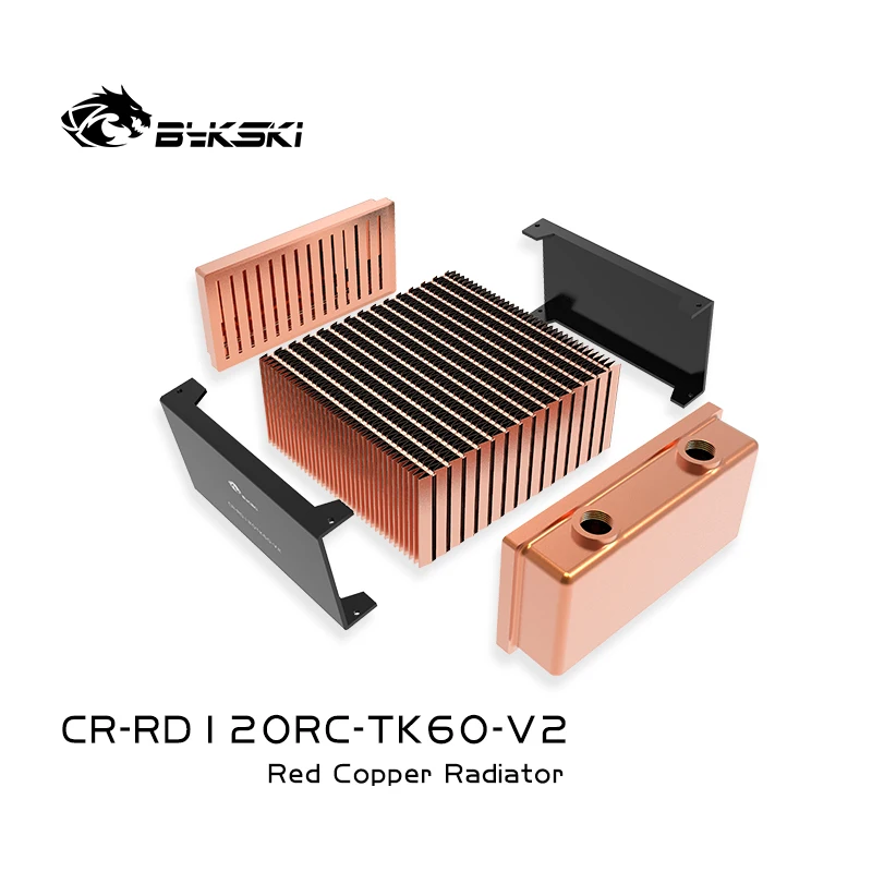 BYKSKI 120mm Copper Radiator 60mm Thickness for