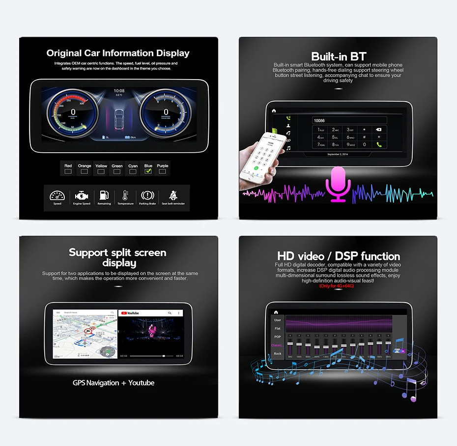 Navifly N600 For Benz C Class W5 Glc Class X253 V Class Android 10 Car Multimedia Player Navigation Qualcomm 8 Core 4g 64g Car Multimedia Player Aliexpress