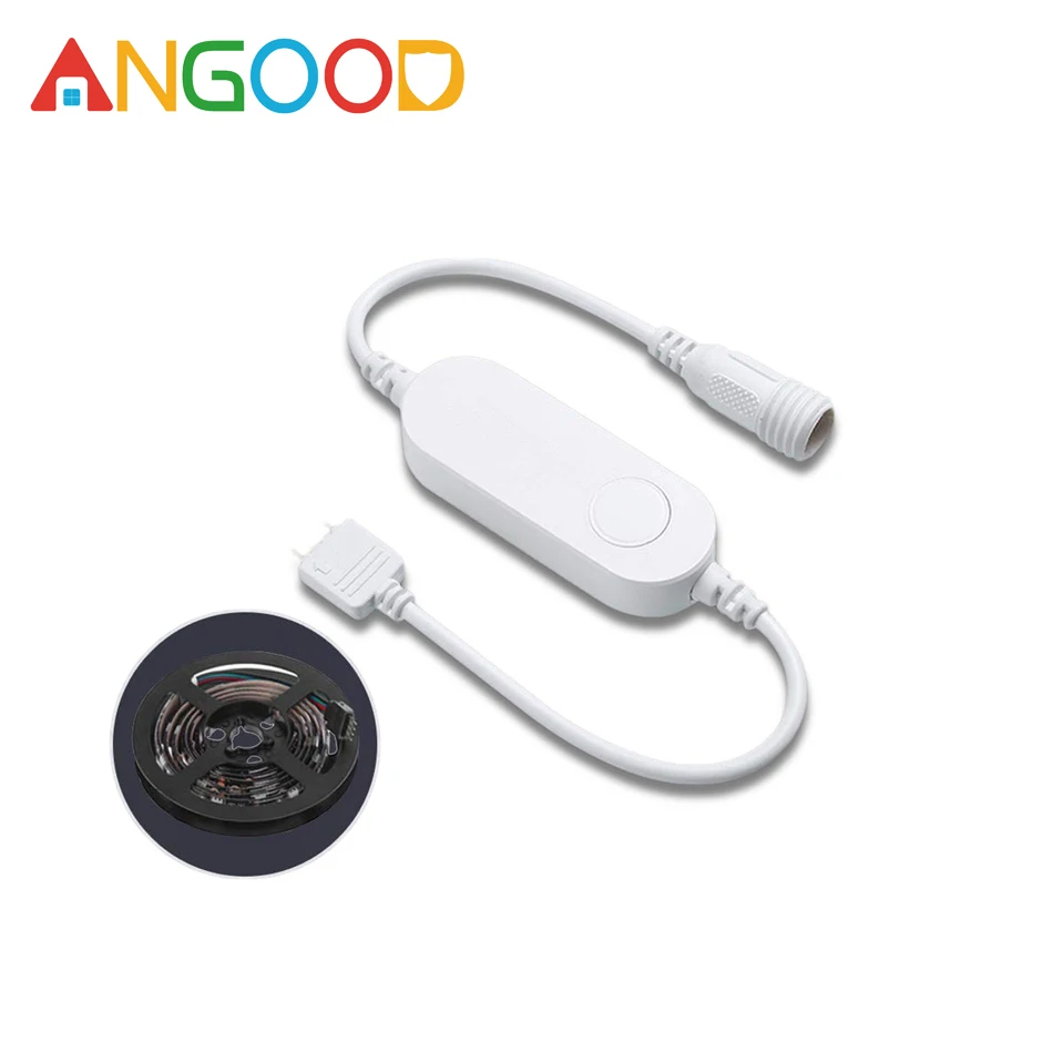 

ANGOOD Smart Home WiFi RGB LED Light APP Controller RGB LED Strip Controller for Amazon for echo/Google Home / IFTTT Voice Alexa
