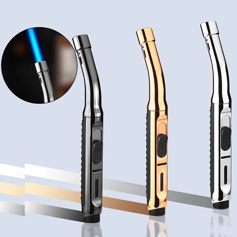 Kitchen Cooking Torch Lighter Metal Gas Cigar Cigarette Lighters Smoking Accessories Gadgets For Men | Дом и сад