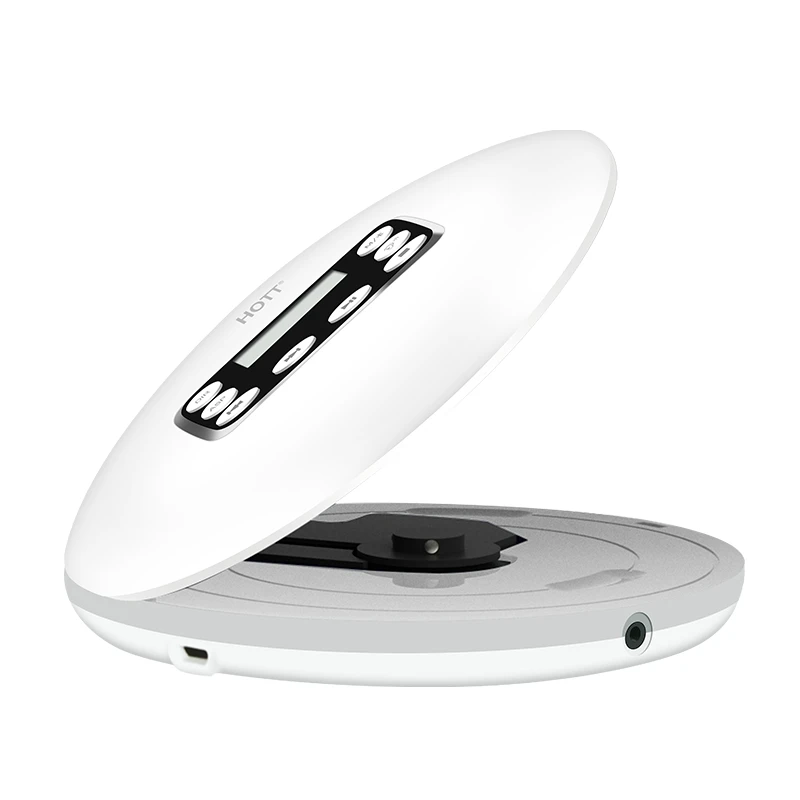 FFYY-HOTT 711T Bluetooth портативный CD-плеер с перезаряжаемой батареей светодиодный дисплей, персональный CD Walkman, чтобы наслаждаться музыкой и аудио