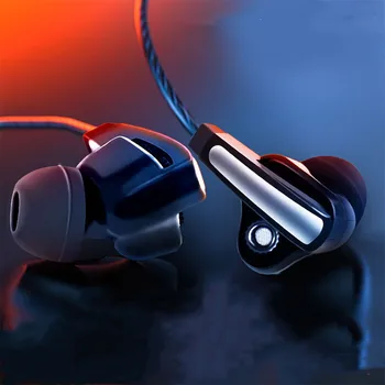 

Fashion Dynamic Earphone High Quality 6 Unit Drive HIFI Bass 3.5mm In Ear Wired Earphone With Microphone Hands Free for Xiaomi