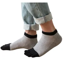 Носки с пальцами женские носки печворк Носки осенние однотонные анти-запах носки из бамбукового волокна Дышащие носки Stopki Skarpetki Damskie# LR2