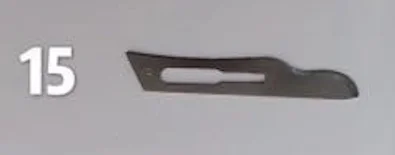 Blades 15-100pcs Углеродистая сталь хирургические скальпель лезвия, коробка из 100 шт, хирургические лезвия номер 10,11, 12,15, 18,20, 21, 22.23.24.25 - Цвет: Blades 15-100pcs
