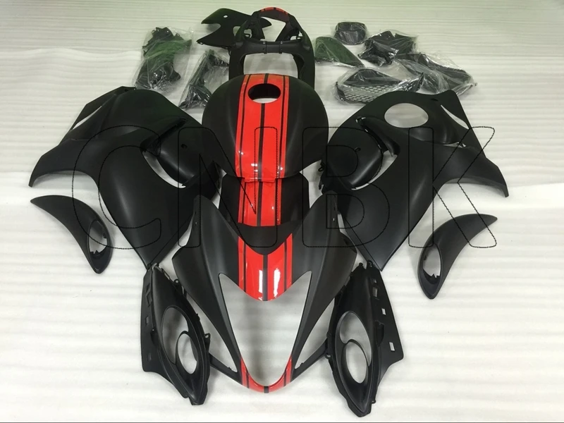 Для GSX R1300 2013 Набор для всего тела HAYABUSA 2009 Черный Красный кузов Gsx 1300R 2008- Abs обтекатель
