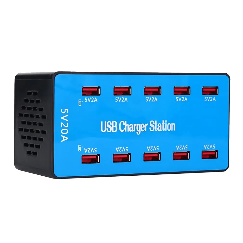 A5B мульти быстрое зарядное устройство USB зарядка несколько 10 USB телефон зарядная станция Универсальный usb-хаб Смарт зарядное устройство