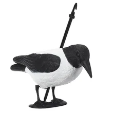 Водонепроницаемый ворона охотничья приманка поддельная птица отпугиватель Отпугиватель Scarer двора озеро Декор Пластиковые садовые статуэтки и скульптуры