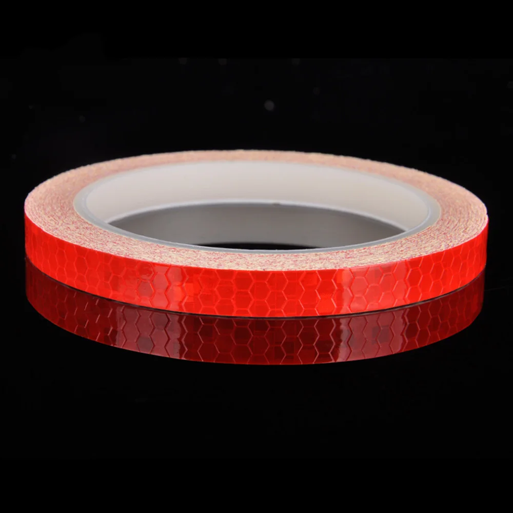 Reflective Tape Bicycle Stickers Decals Fluorescent Bike Wheel Strip Stickers Adhesive Safety Cycling Bike Warning Tape BC0123 (9)