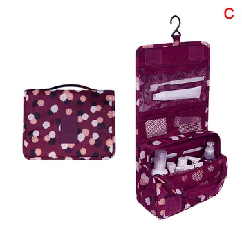 

Premium Travel Hanging Toiletry Bag for Men and Women with Expandable Compartments for Cosmetics Makeup Brushes Jewelry