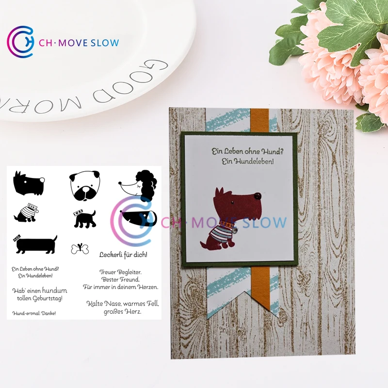 

New Arrival Dogs Clear Silicone Stamp Seal Yourself Scrapbooking Album Sheets Decorative Clear Stamp Card Decor