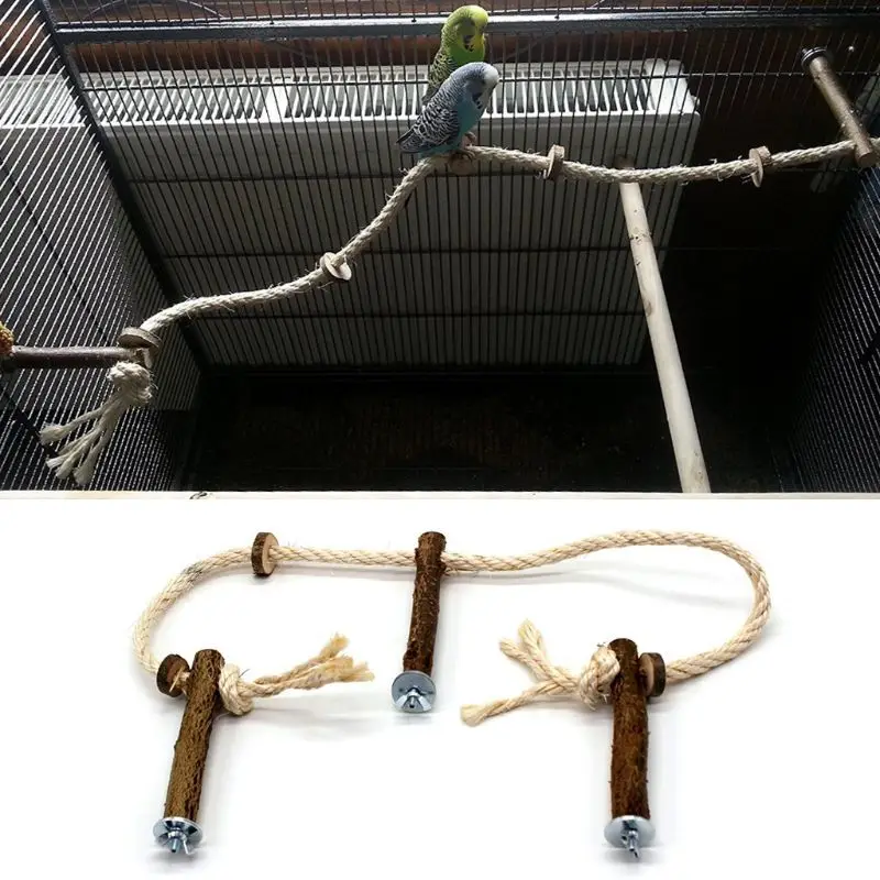 Животное Птица Попугай Cockatiel стенд рама попугай клетка лестница скалолазание гамак