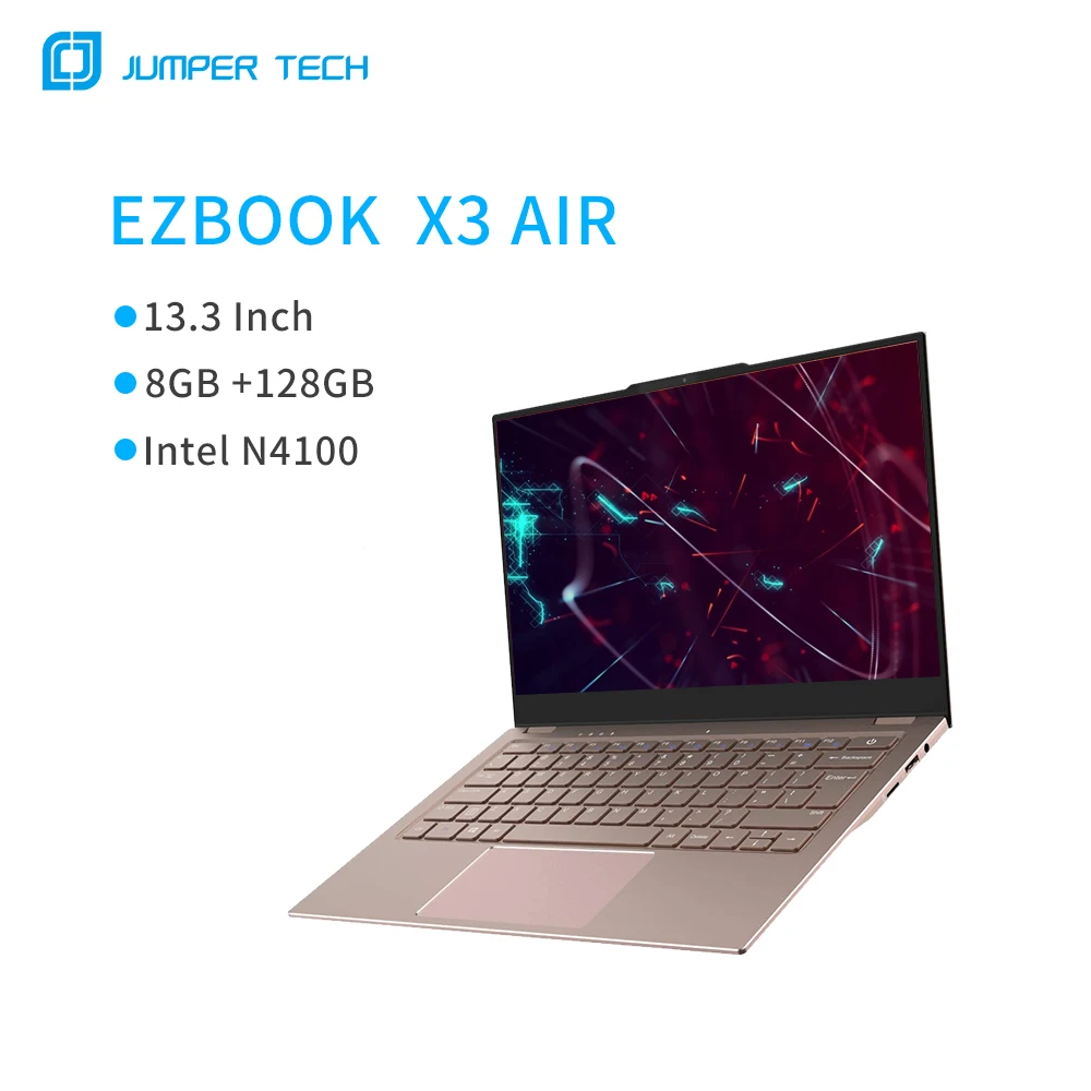 Jersey nuevo EZbook X3 aire portátil 8GB 128GB 13,3 pulgadas 1920*1080 IPS pantalla Intel N4100 Ultra Slim portátil Win10
