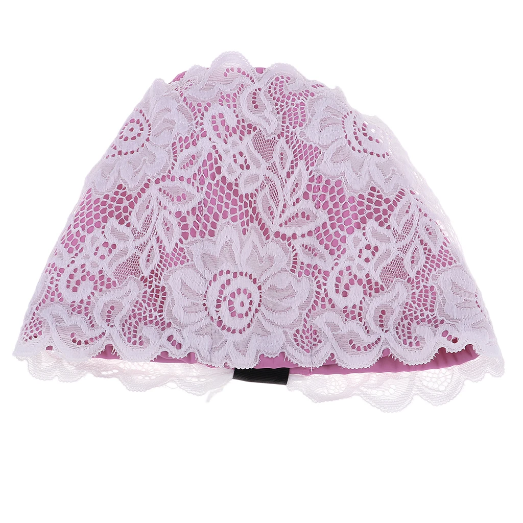 Pink 23X17cm Шапочка для плавания шапочки для душа для длинных волос ткет волосы с дополнительными расширениями быстросохнущая полиуретановая шапочка для ванны s шапочка для плавания - Цвет: Pink 23X17cm